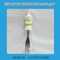 Useful Easter rabbit pattern ceramic wine bottle stopper